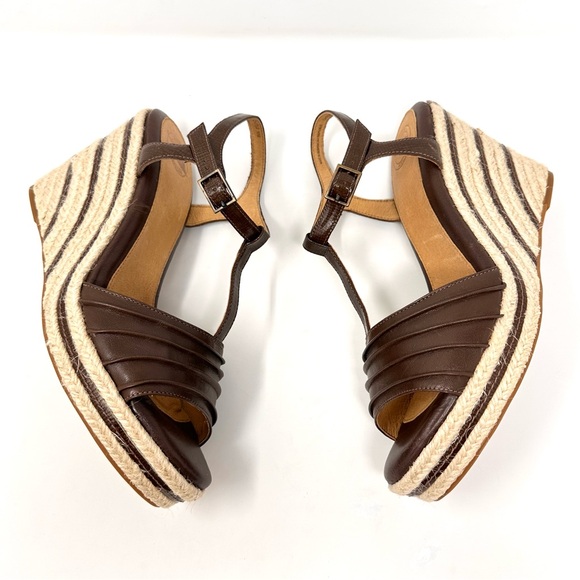 Nurture Castle Brown Wedge Shoes - Picture 6 of 15